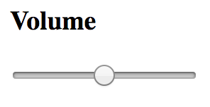Volume without CSS